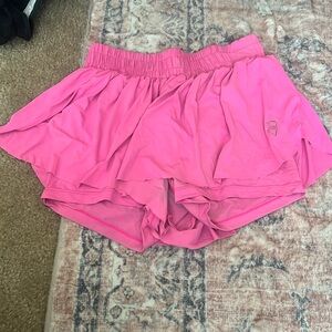 pink workout shorts